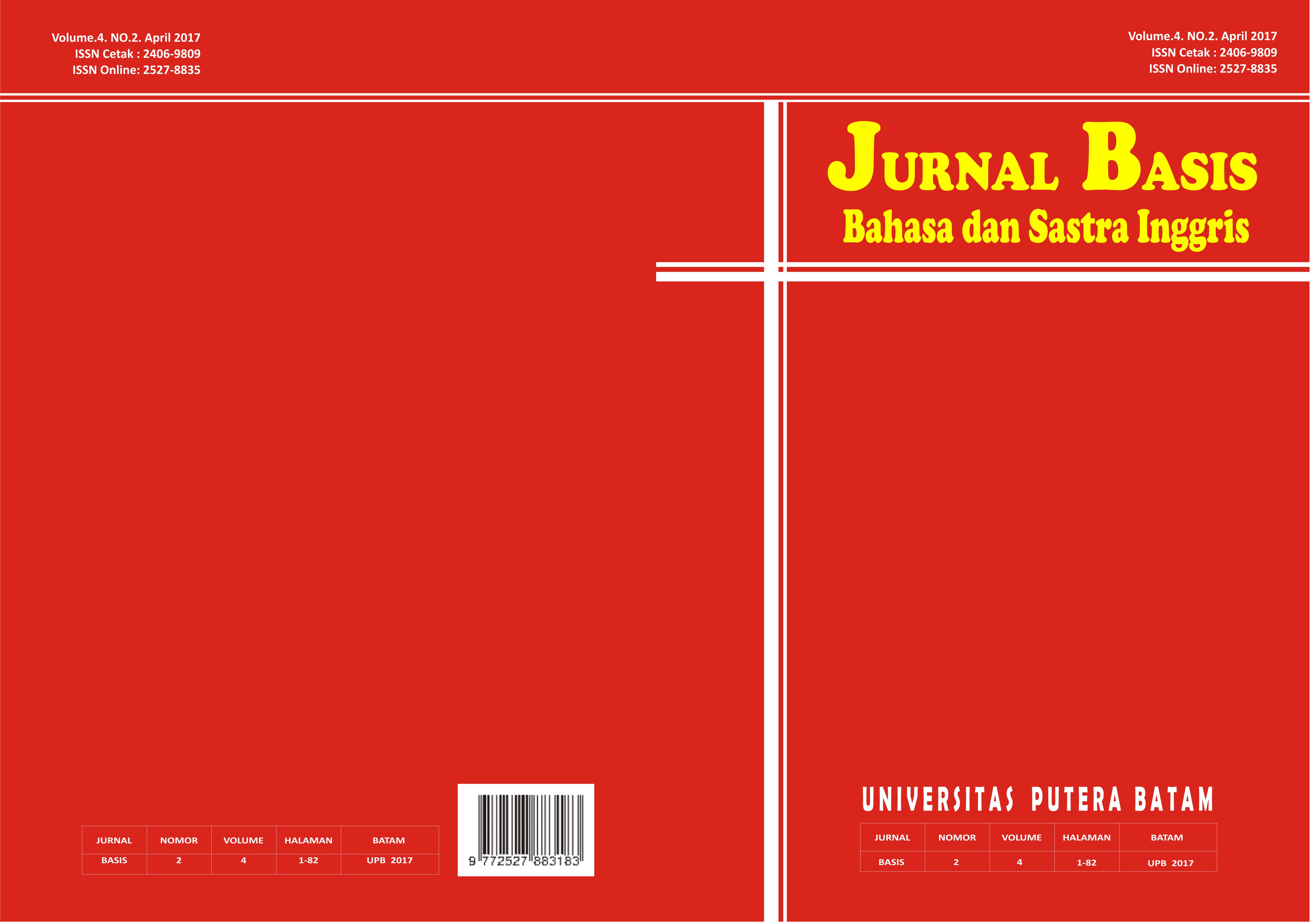 					View Vol. 4 No. 1 (2017): JURNAL BASIS UPB
				