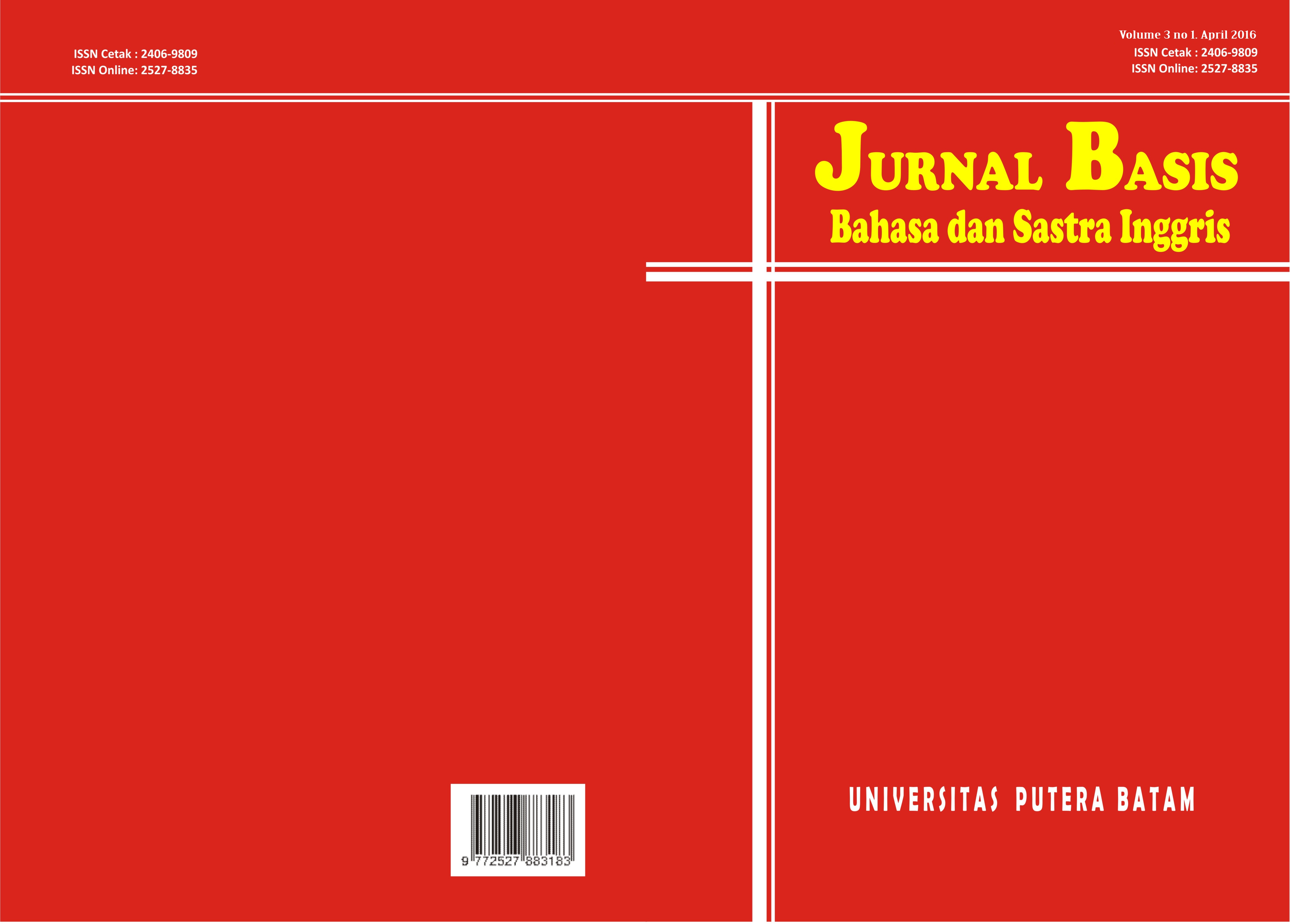 					View Vol. 3 No. 1 (2016): JURNAL BASIS UPB
				